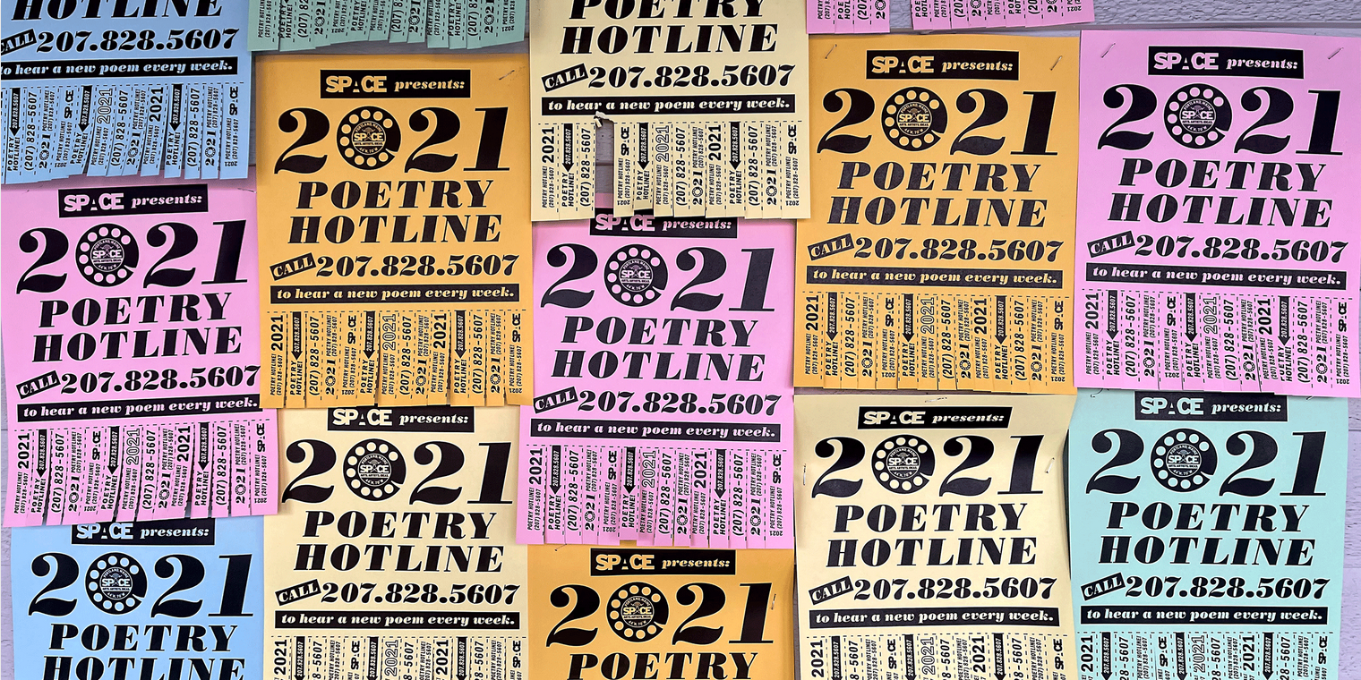 SPACE Gallery Presents 2021 Poetry Hotline